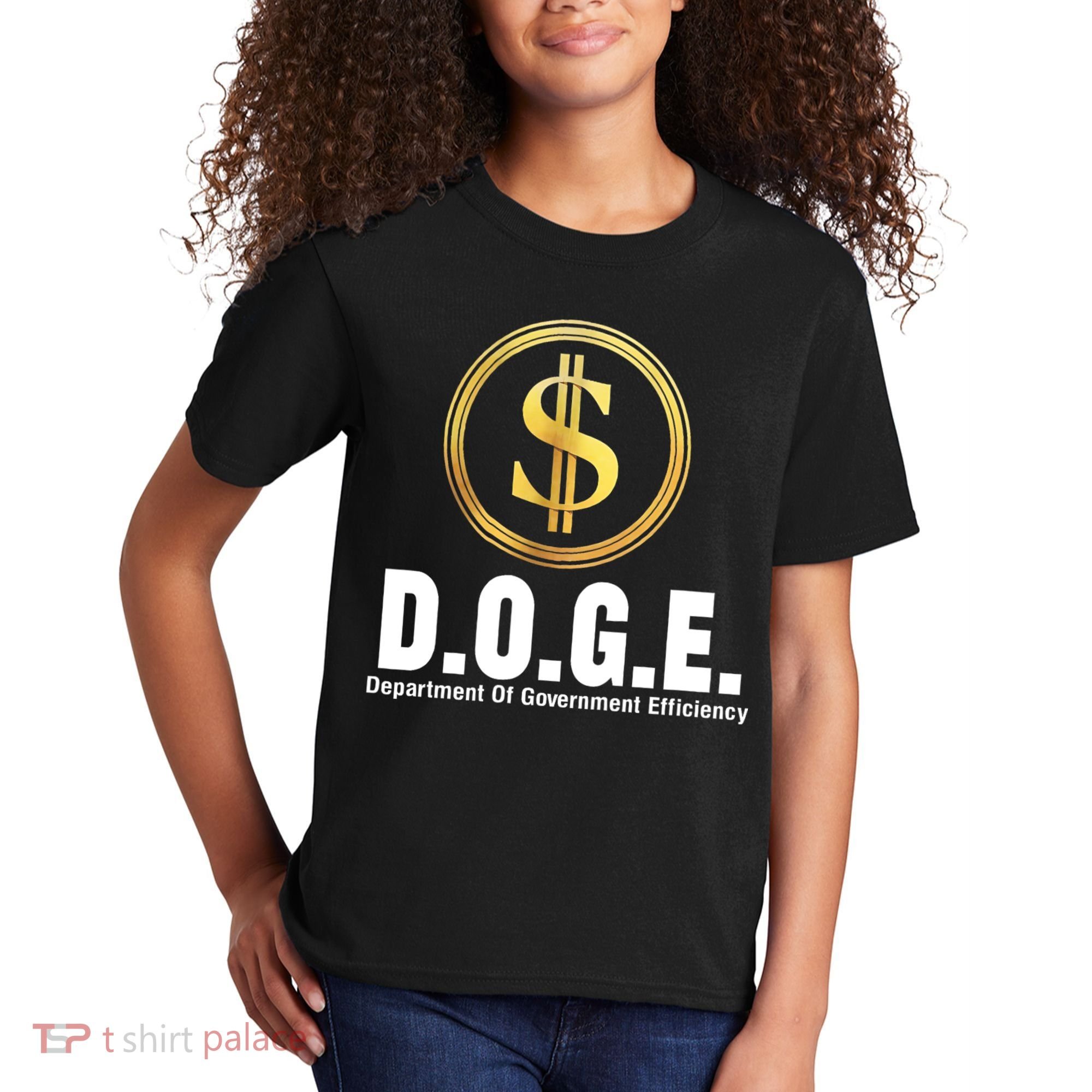 D.O.G.E Doge Department Of Government Efficiency Kids T-Shirt