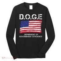 D.O.G.E Doge Department Of Government Efficiency Long Sleeve Shirt thumb 0