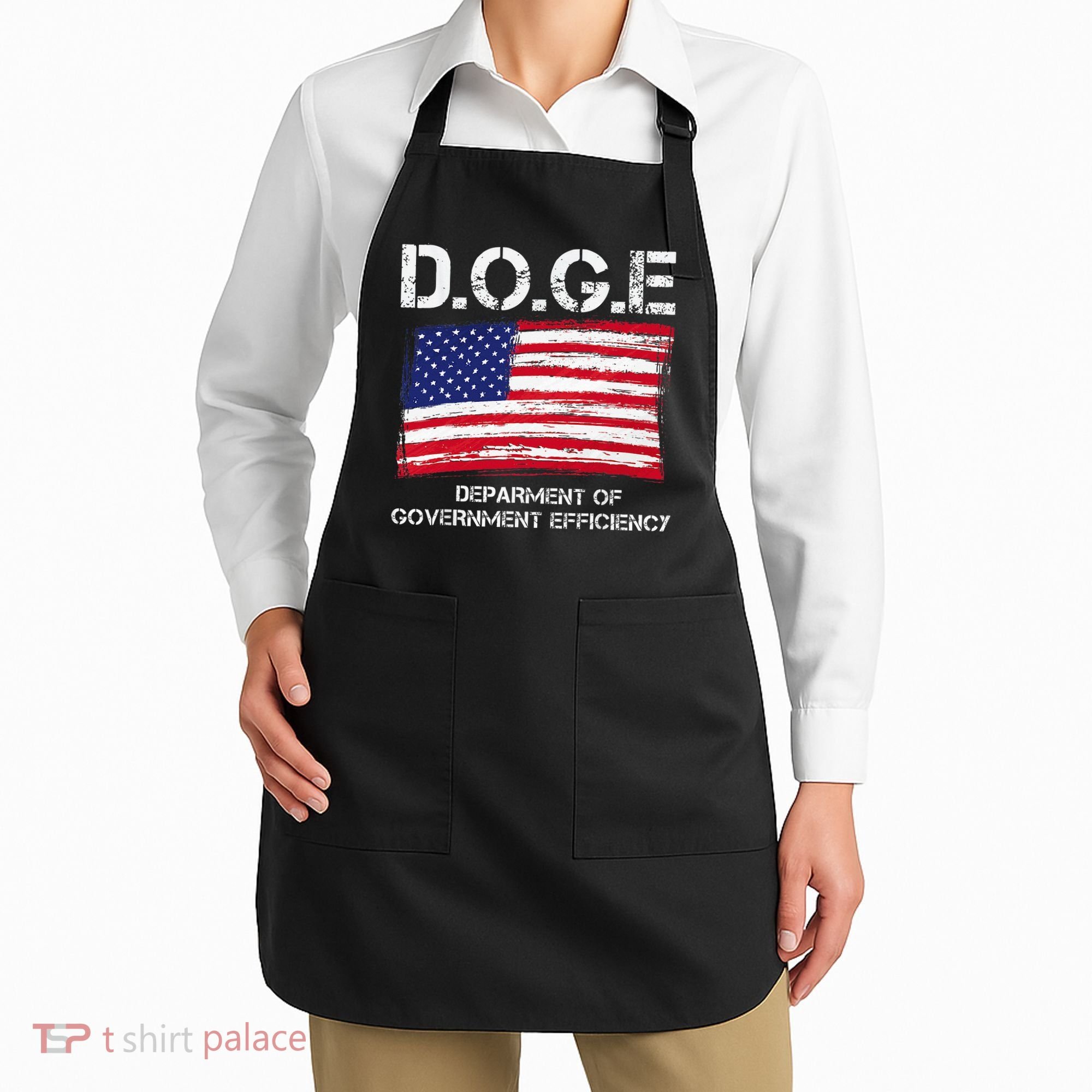 D.O.G.E Doge Department Of Government Efficiency Apron