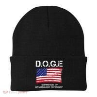 D.O.G.E Doge Department Of Government Efficiency Beanie thumb 0
