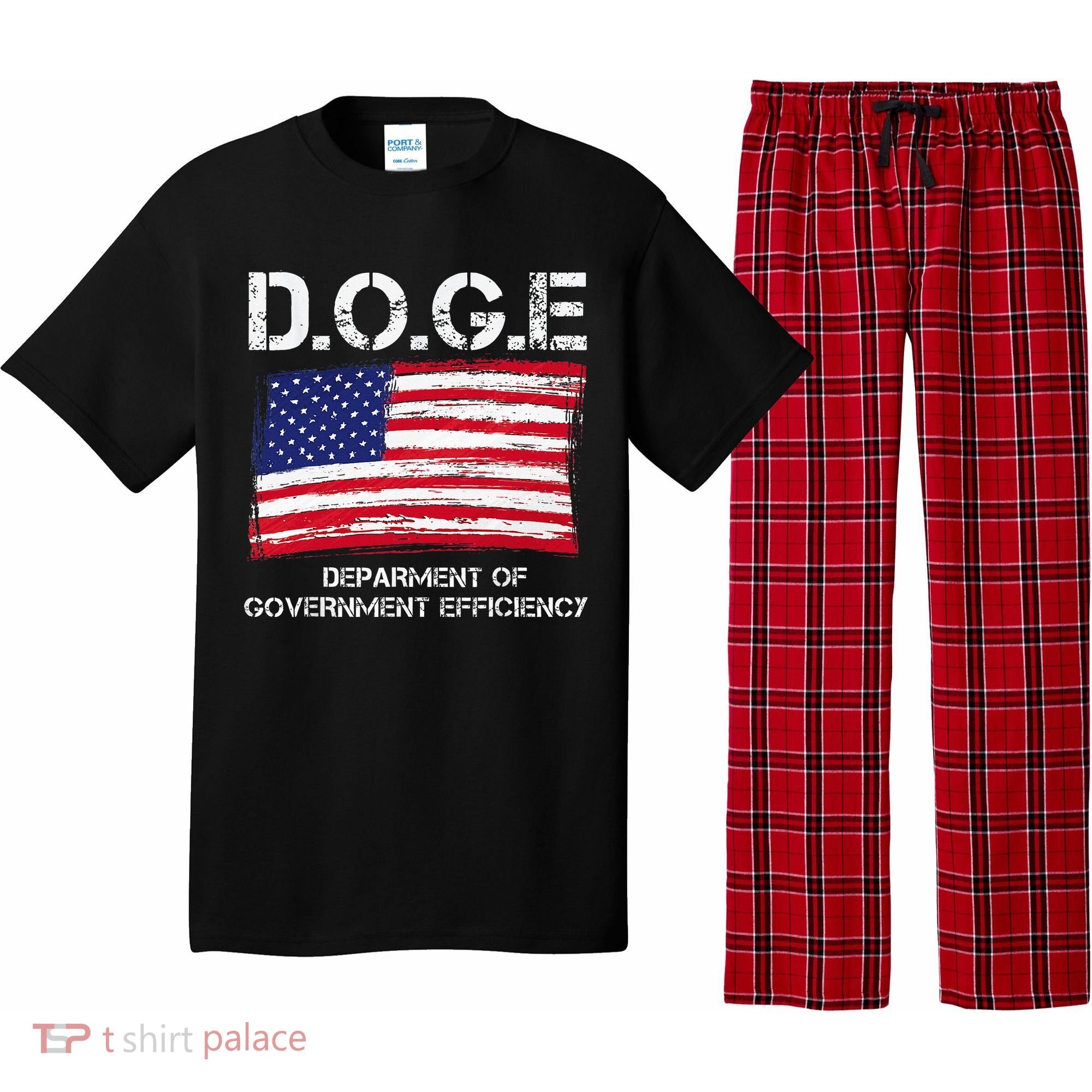 D.O.G.E Doge Department Of Government Efficiency Pajama Set