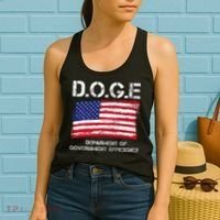 D.O.G.E Doge Department Of Government Efficiency Women's Tank Top thumb 2