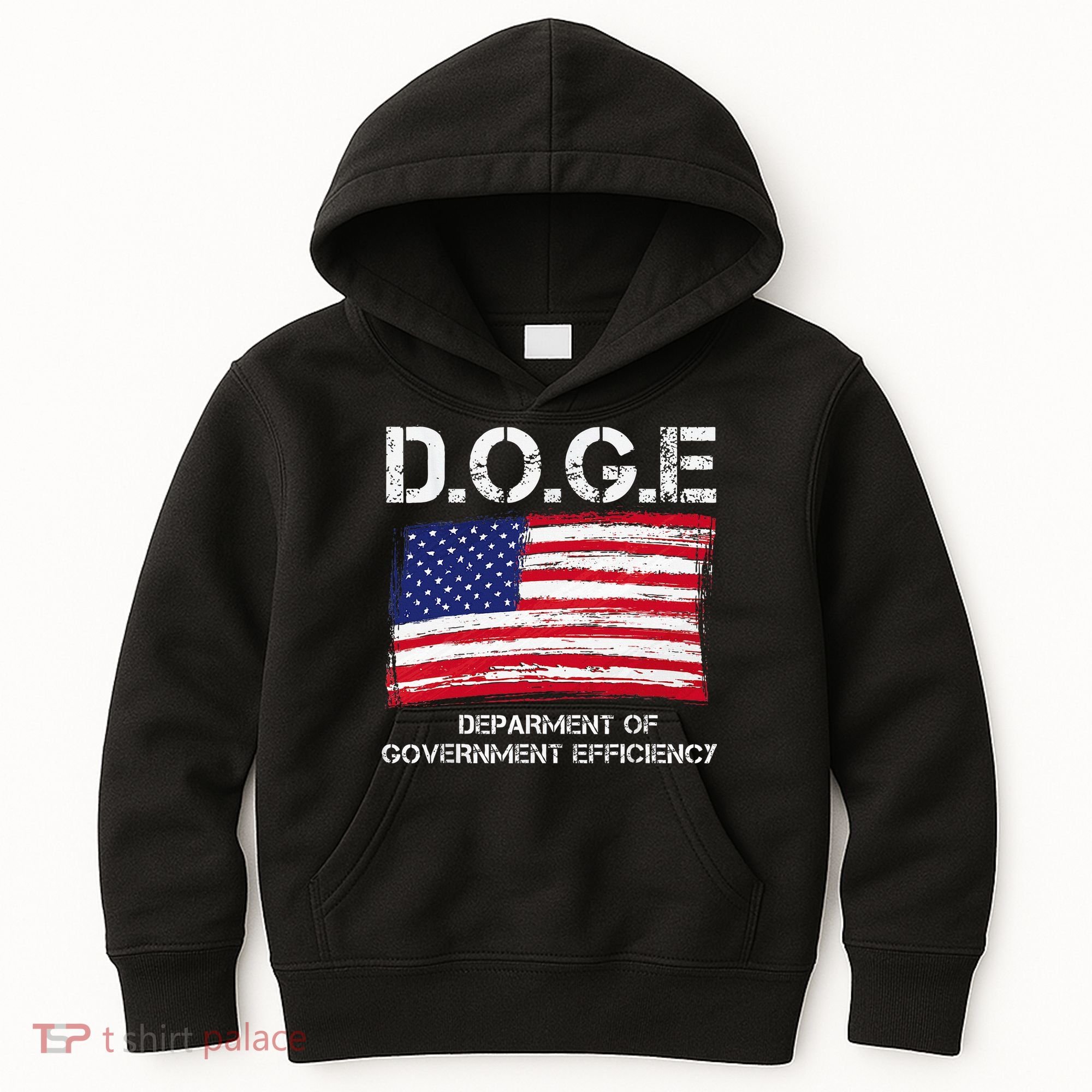 D.O.G.E Doge Department Of Government Efficiency Kids Hoodie