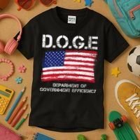D.O.G.E Doge Department Of Government Efficiency Kids T-Shirt thumb 3