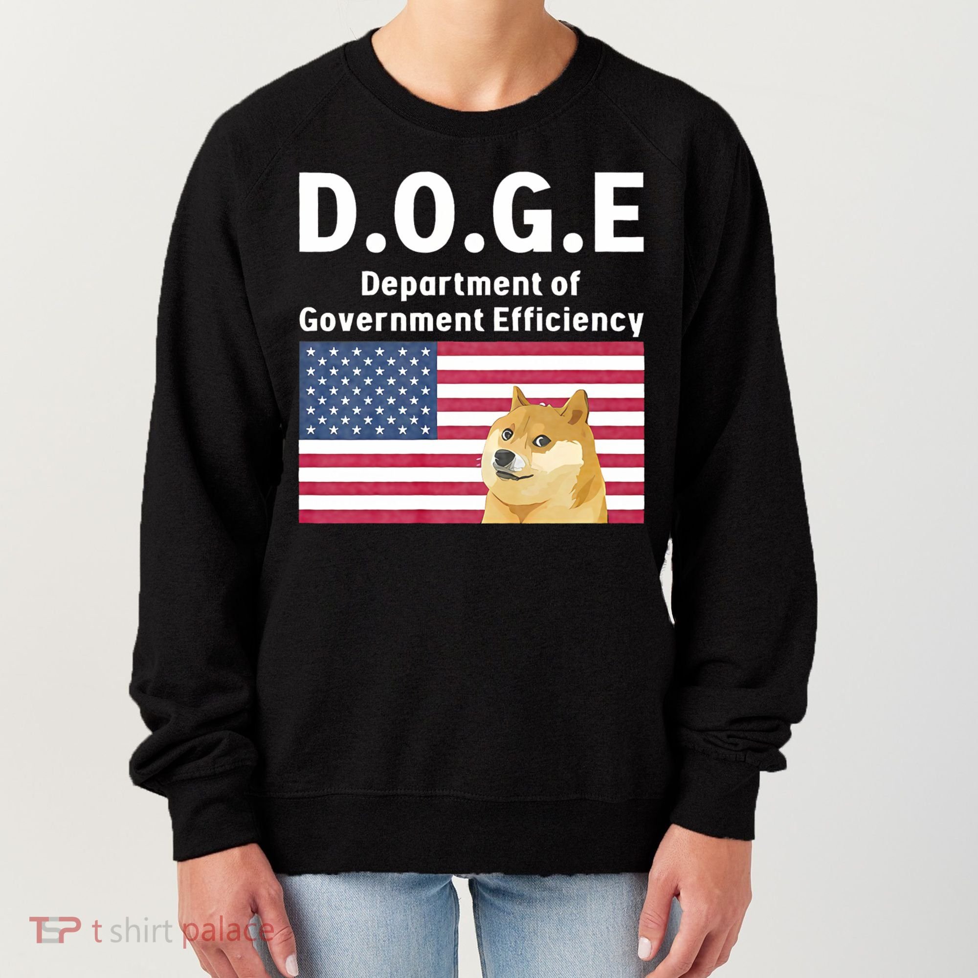 D.O.G.E Doge Department Of Government Efficiency Women's Sweatshirt
