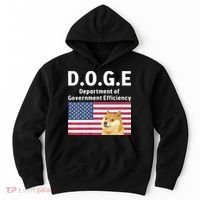 D.O.G.E Doge Department Of Government Efficiency Hoodie thumb 0