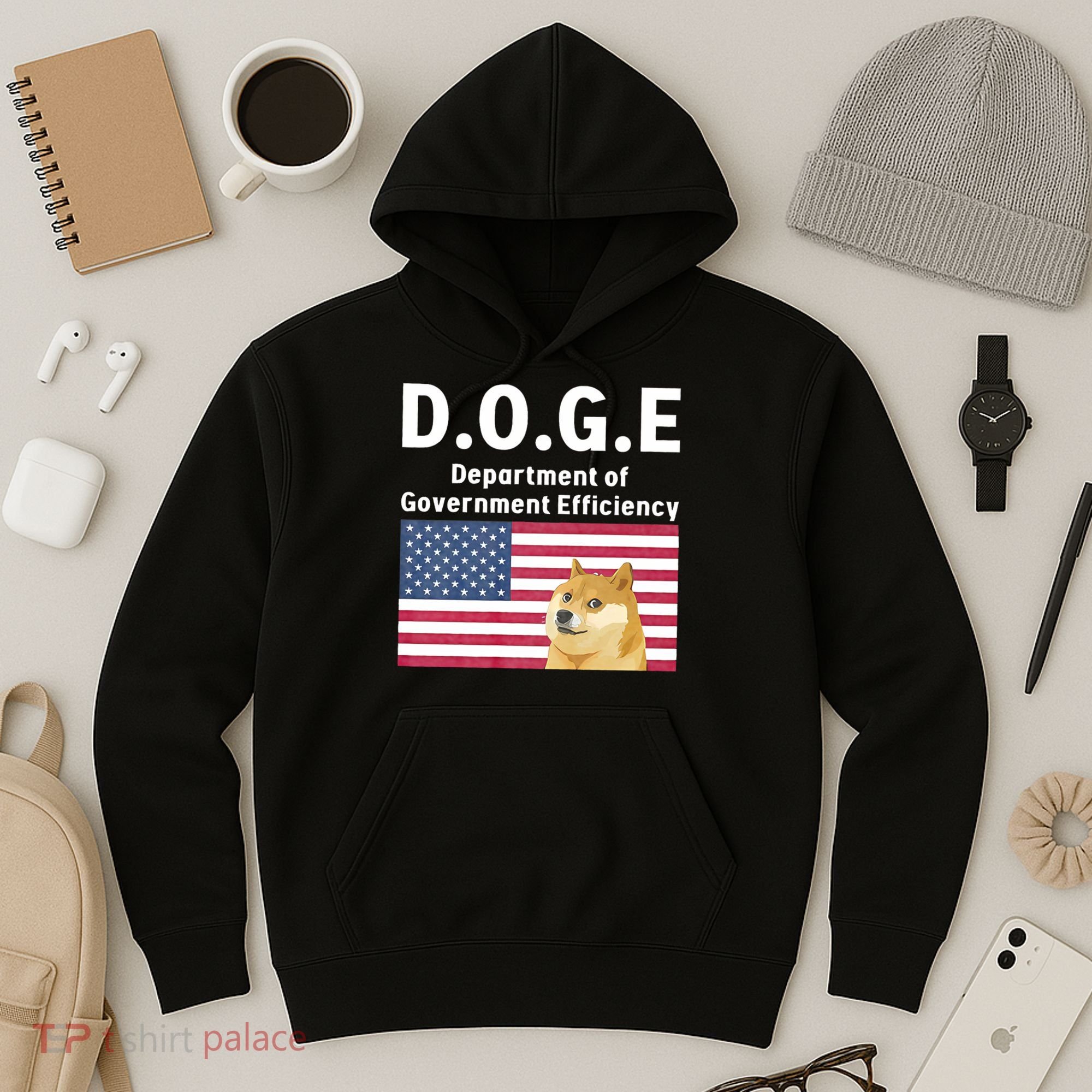 D.O.G.E Doge Department Of Government Efficiency Hoodie