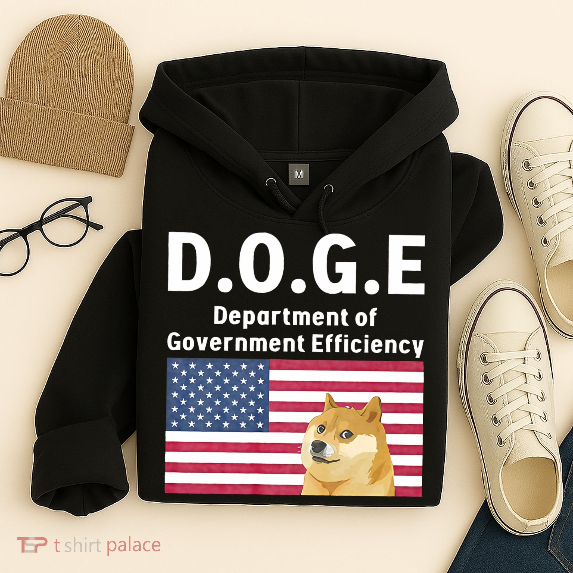 D.O.G.E Doge Department Of Government Efficiency Hoodie