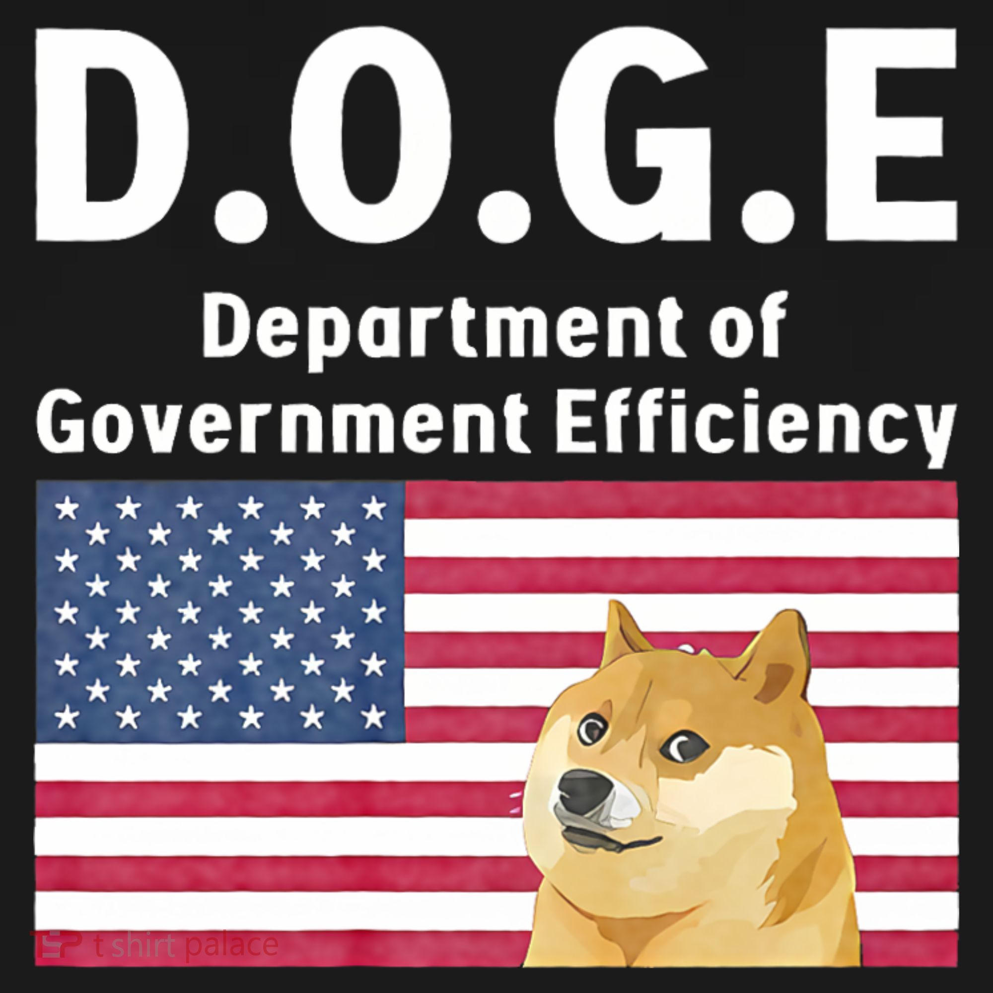 D.O.G.E Doge Department Of Government Efficiency Long Sleeve Shirt