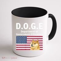 D.O.G.E Doge Department Of Government Efficiency Coffee Mug thumb 1