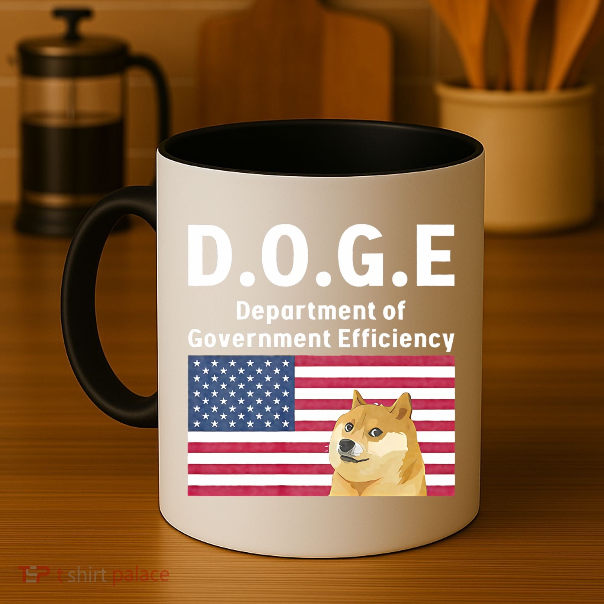 D.O.G.E Doge Department Of Government Efficiency Coffee Mug