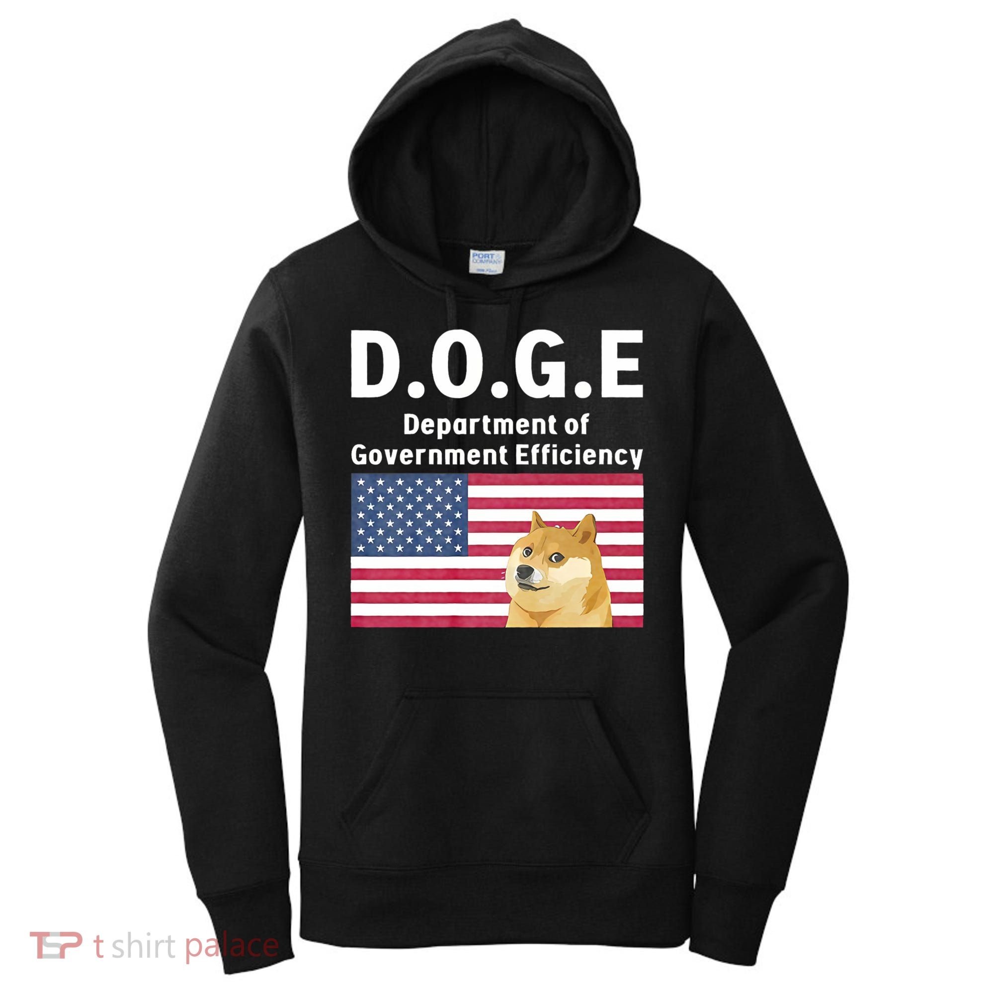 D.O.G.E Doge Department Of Government Efficiency Women's Hoodie