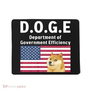 D.O.G.E Doge Department Of Government Efficiency Mousepad