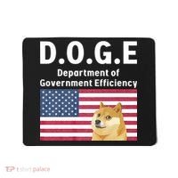 D.O.G.E Doge Department Of Government Efficiency Mousepad thumb 0