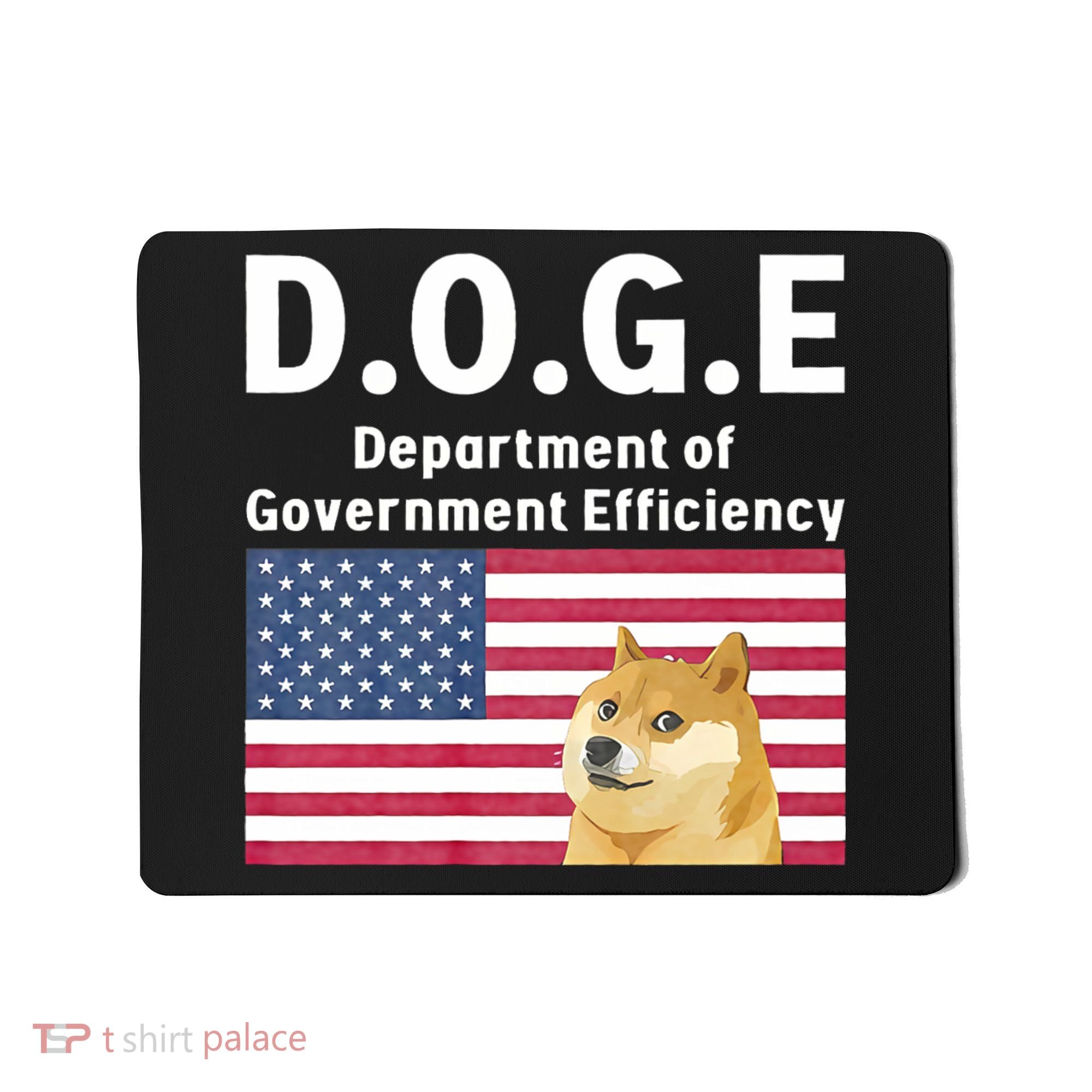 D.O.G.E Doge Department Of Government Efficiency Mousepad