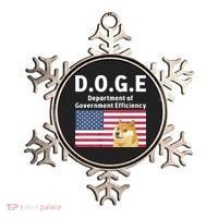 D.O.G.E Doge Department Of Government Efficiency Ornament thumb 0