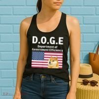 D.O.G.E Doge Department Of Government Efficiency Women's Tank Top thumb 2