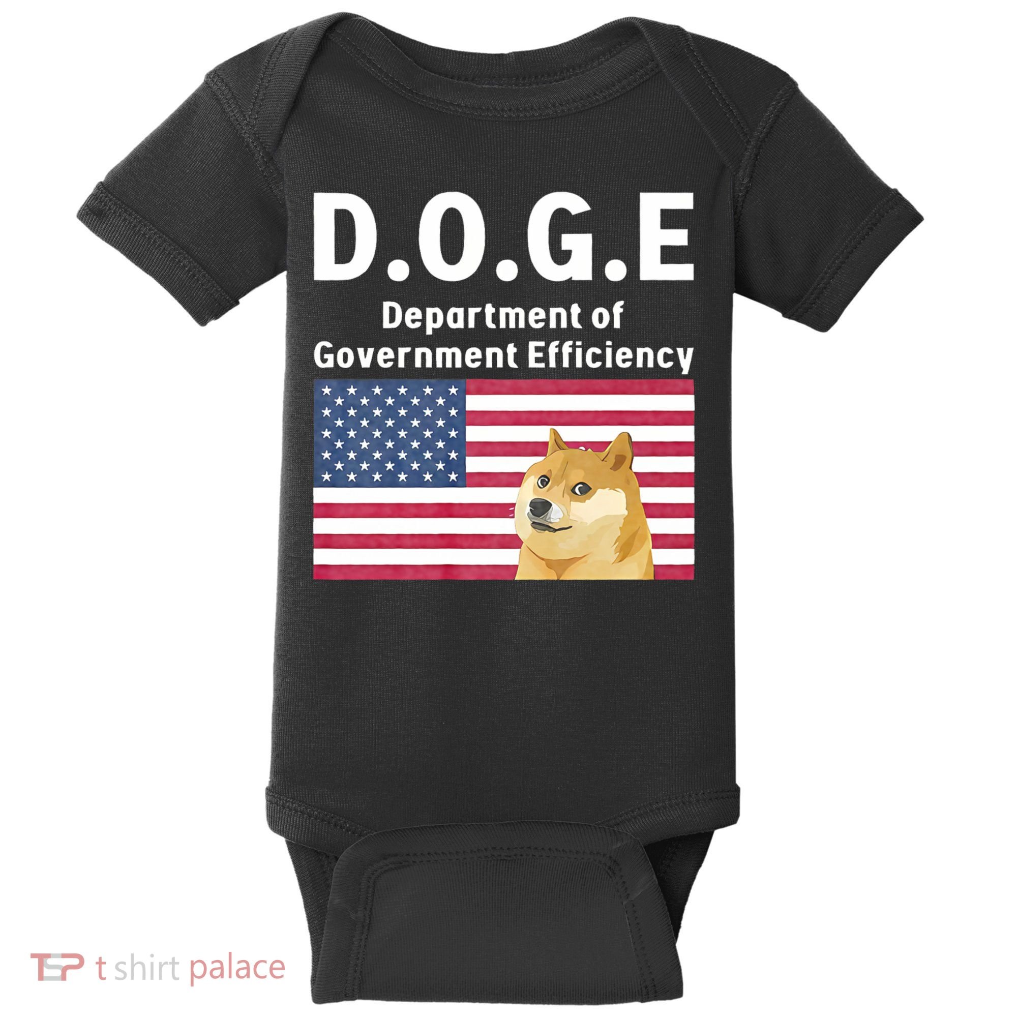 D.O.G.E Doge Department Of Government Efficiency Baby Bodysuit
