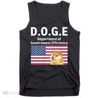 D.O.G.E Doge Department Of Government Efficiency Tank Top thumb 0