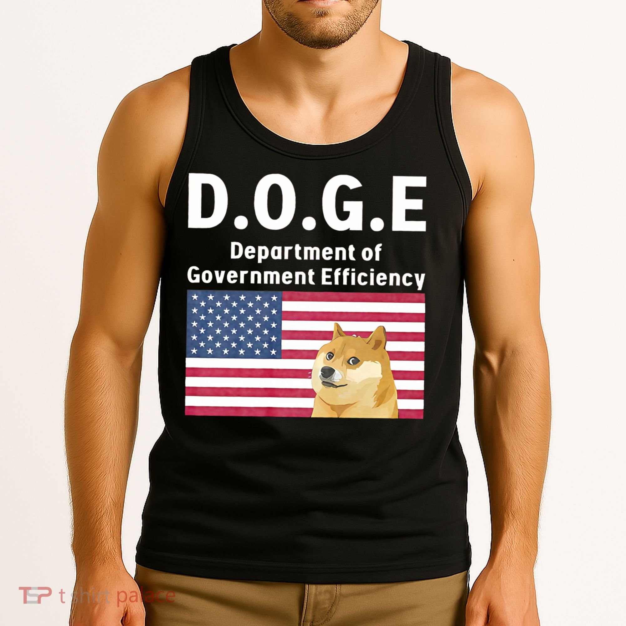 D.O.G.E Doge Department Of Government Efficiency Tank Top