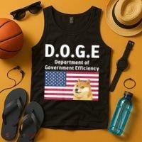 D.O.G.E Doge Department Of Government Efficiency Tank Top thumb 4