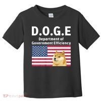 D.O.G.E Doge Department Of Government Efficiency Toddler T-Shirt thumb 0