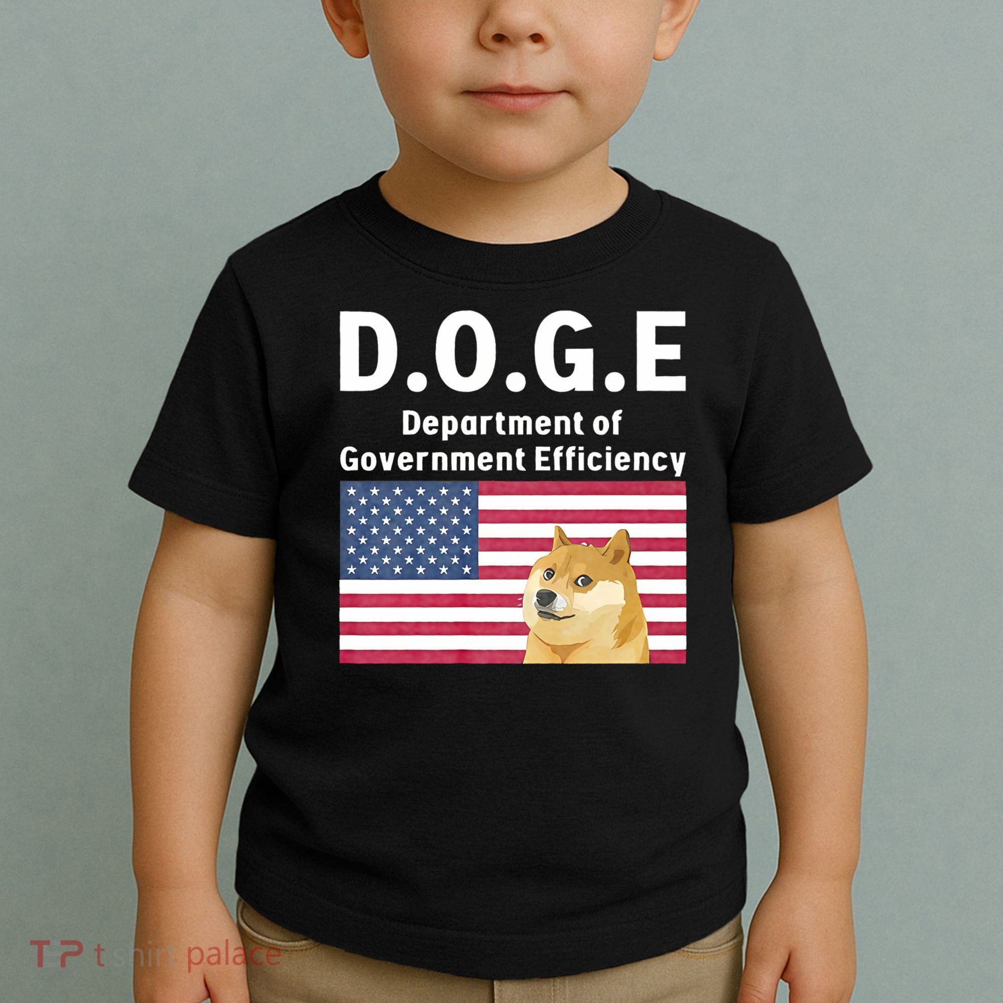 D.O.G.E Doge Department Of Government Efficiency Toddler T-Shirt
