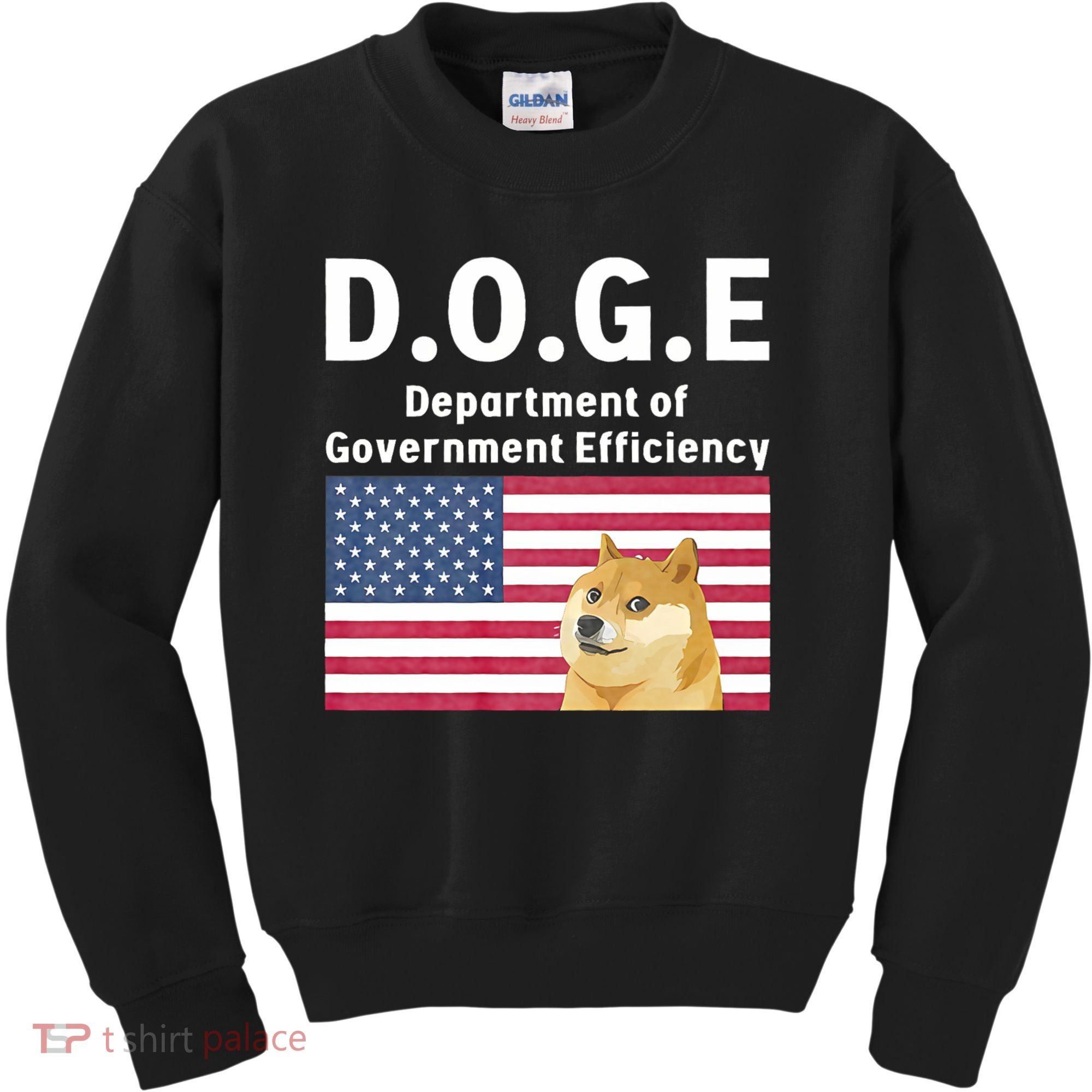 D.O.G.E Doge Department Of Government Efficiency Kids Sweatshirt