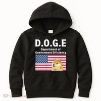 D.O.G.E Doge Department Of Government Efficiency Kids Hoodie thumb 0