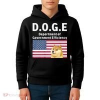 D.O.G.E Doge Department Of Government Efficiency Kids Hoodie thumb 4