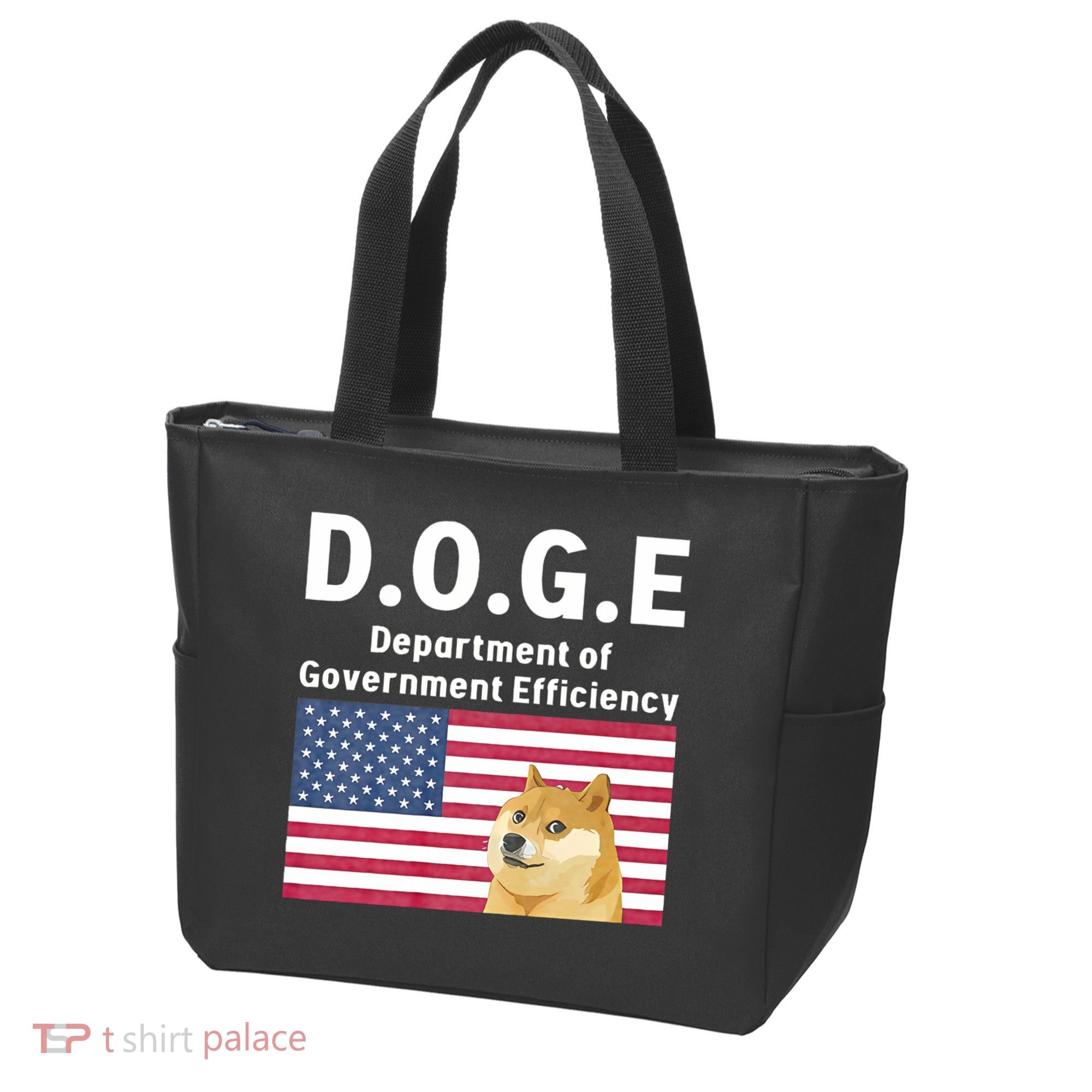 D.O.G.E Doge Department Of Government Efficiency Tote Bag