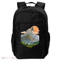Dungeons Dragons DnD D20 Dice Mountain Nature Scene Backpack thumb 0