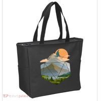 Dungeons Dragons DnD D20 Dice Mountain Nature Scene Tote Bag thumb 2