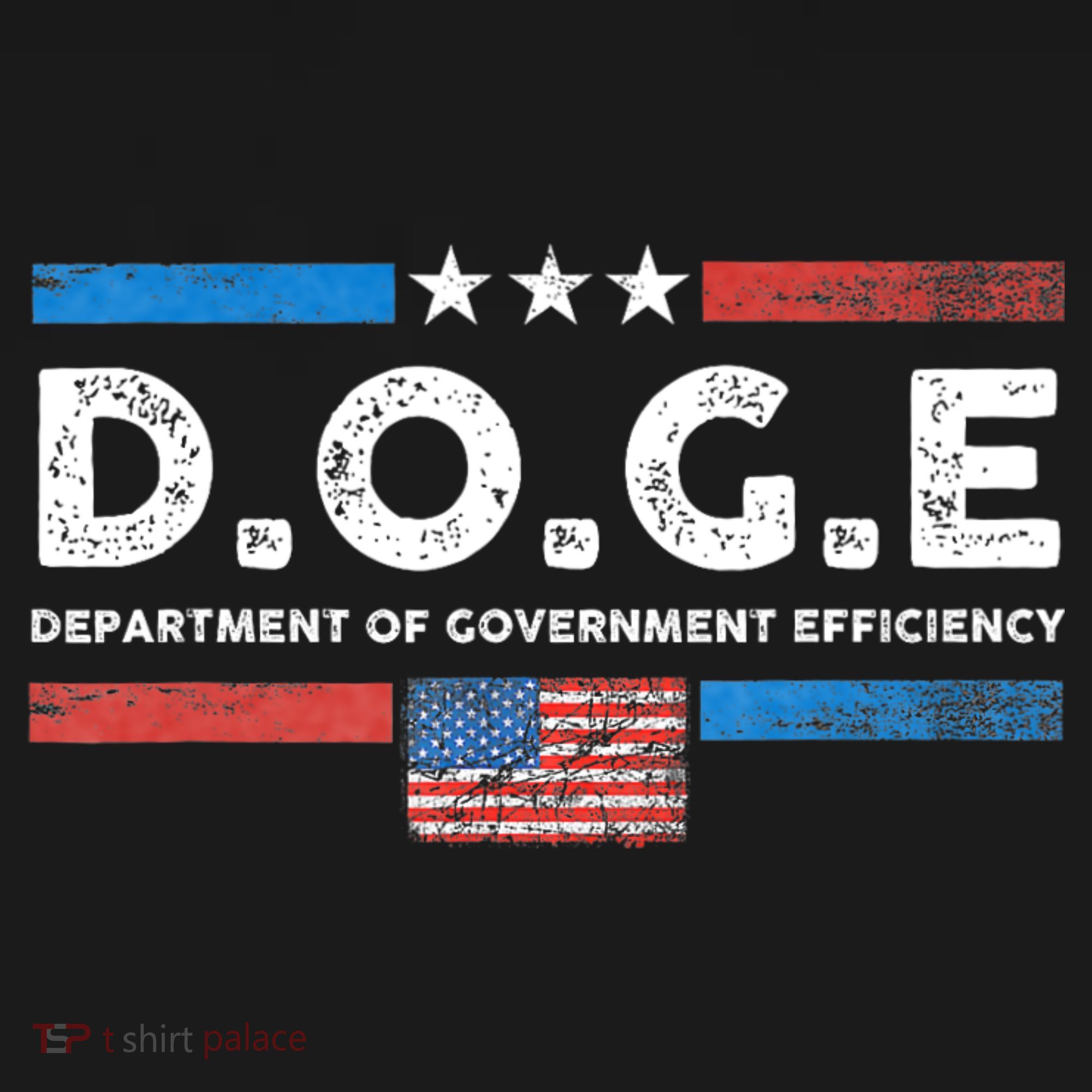 D.O.G.E Doge Department Of Government Efficiency Vintage T-Shirt