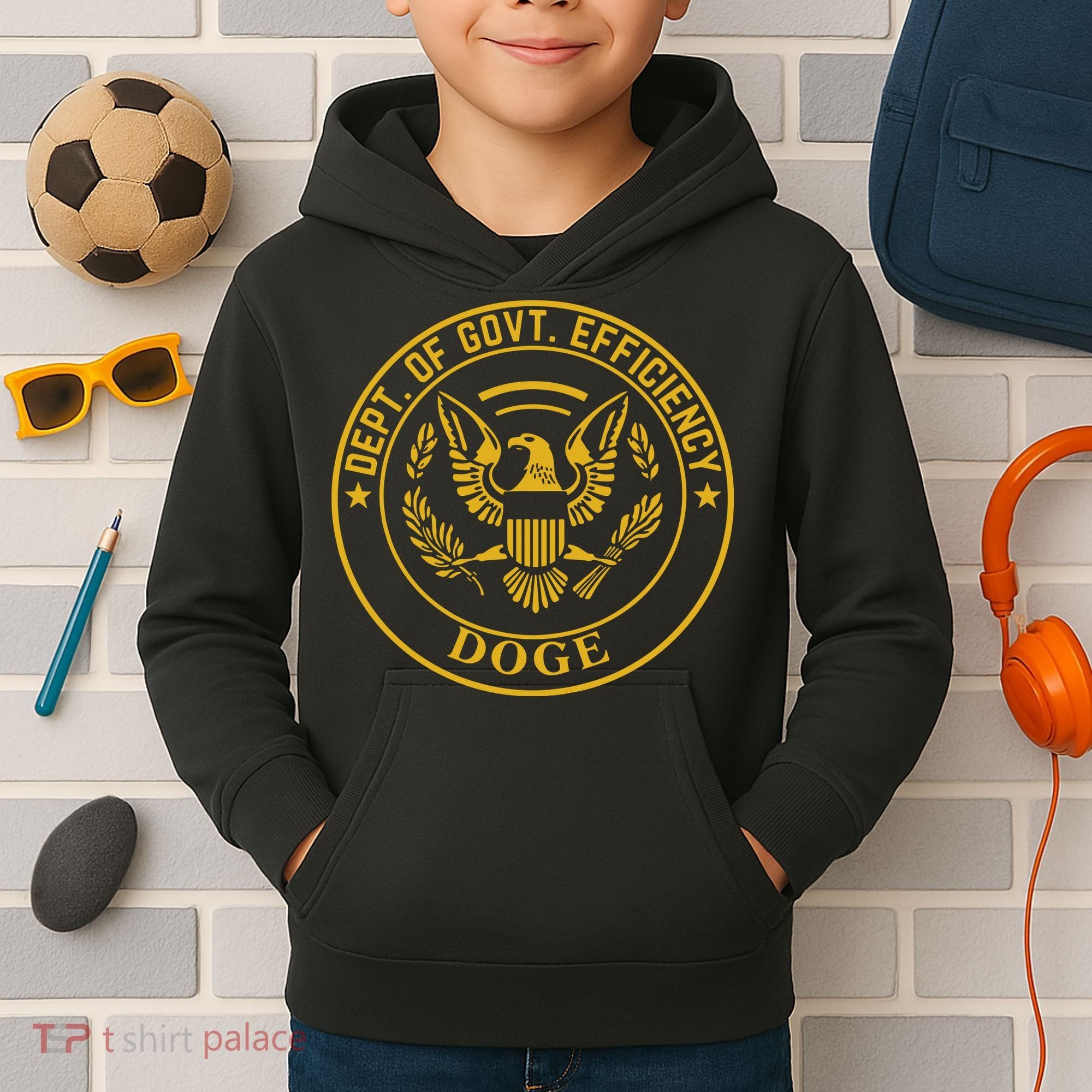 Dixiechick Doge Dept Of Govt Efficiency Kids Hoodie