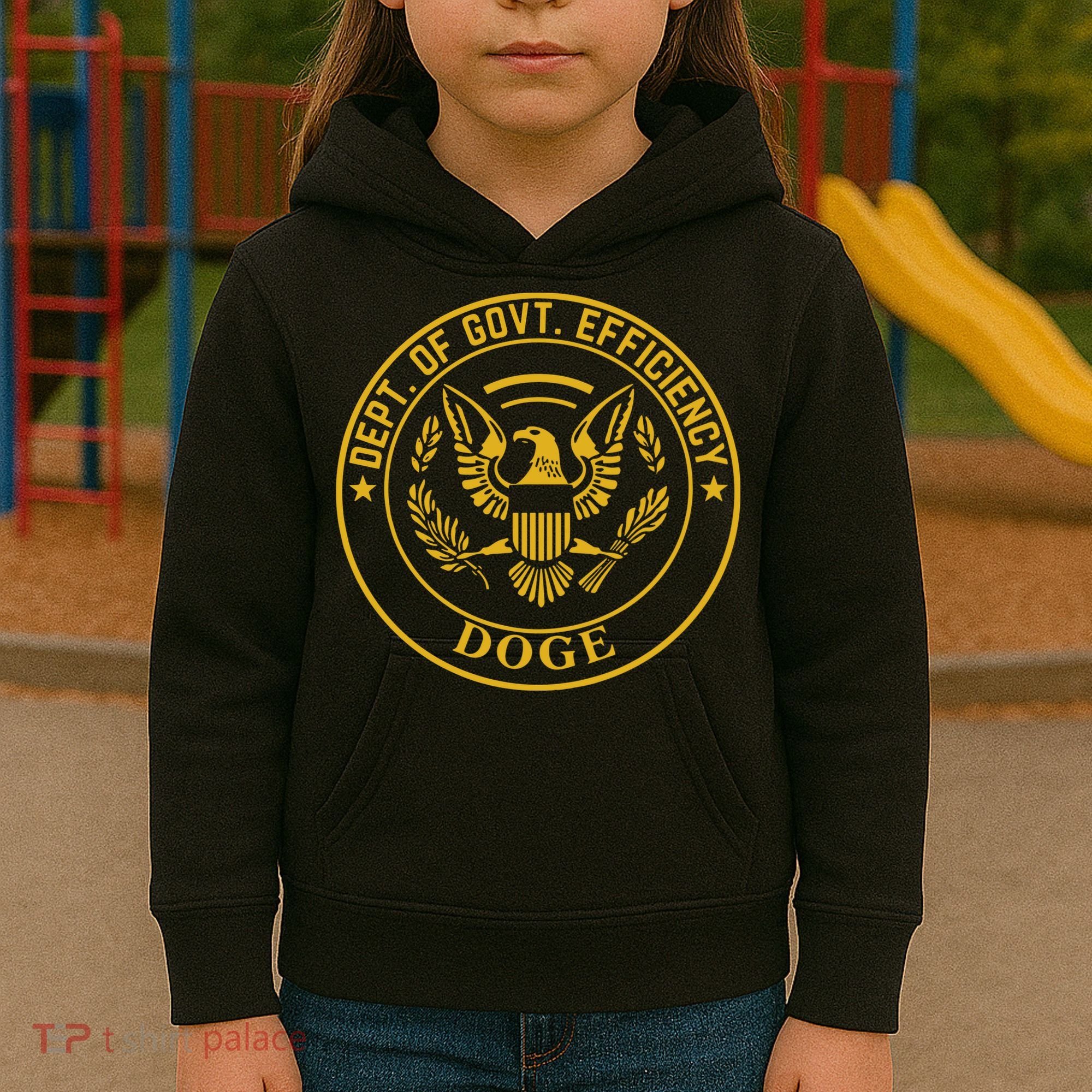 Dixiechick Doge Dept Of Govt Efficiency Kids Hoodie