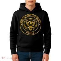 Dixiechick Doge Dept Of Govt Efficiency Kids Hoodie thumb 4