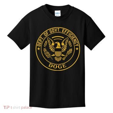 Dixiechick Doge Dept Of Govt Efficiency Kids T-Shirt