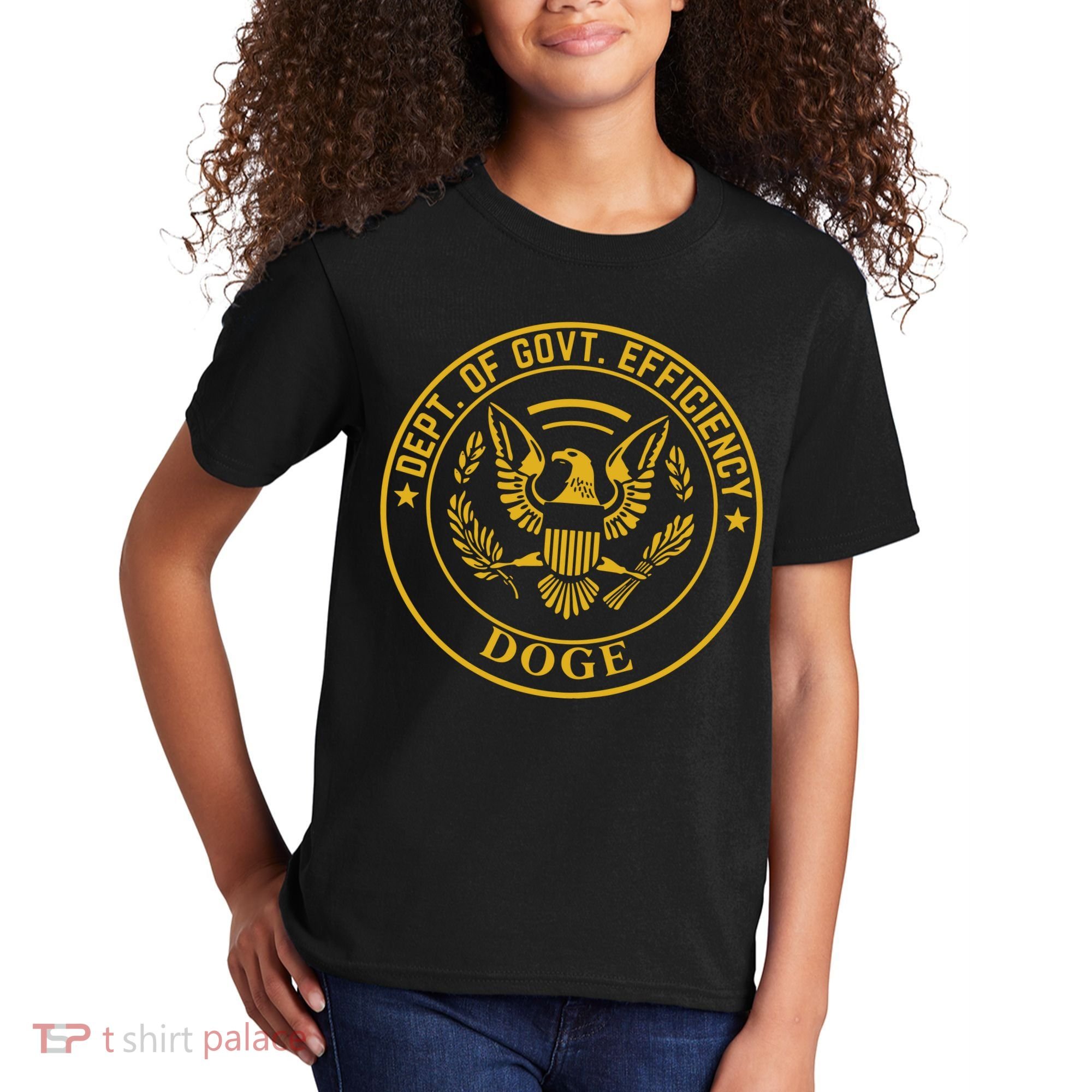 Dixiechick Doge Dept Of Govt Efficiency Kids T-Shirt