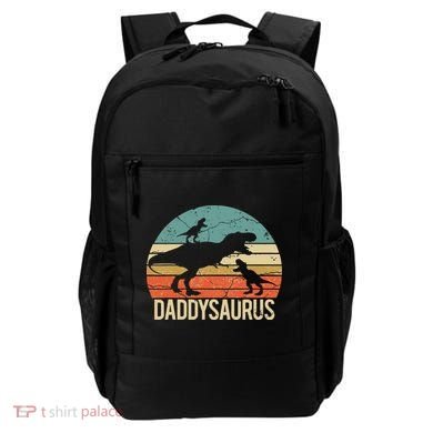 Daddy Dinosaur Daddysaurus 2 Two Christmas For Dad Backpack