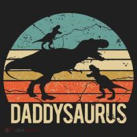 Daddy Dinosaur Daddysaurus 2 Two Christmas For Dad Tumbler thumb 3