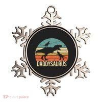 Daddy Dinosaur Daddysaurus 2 Two Christmas For Dad Ornament thumb 0