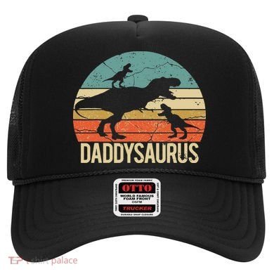 Daddy Dinosaur Daddysaurus 2 Two Christmas For Dad Hat