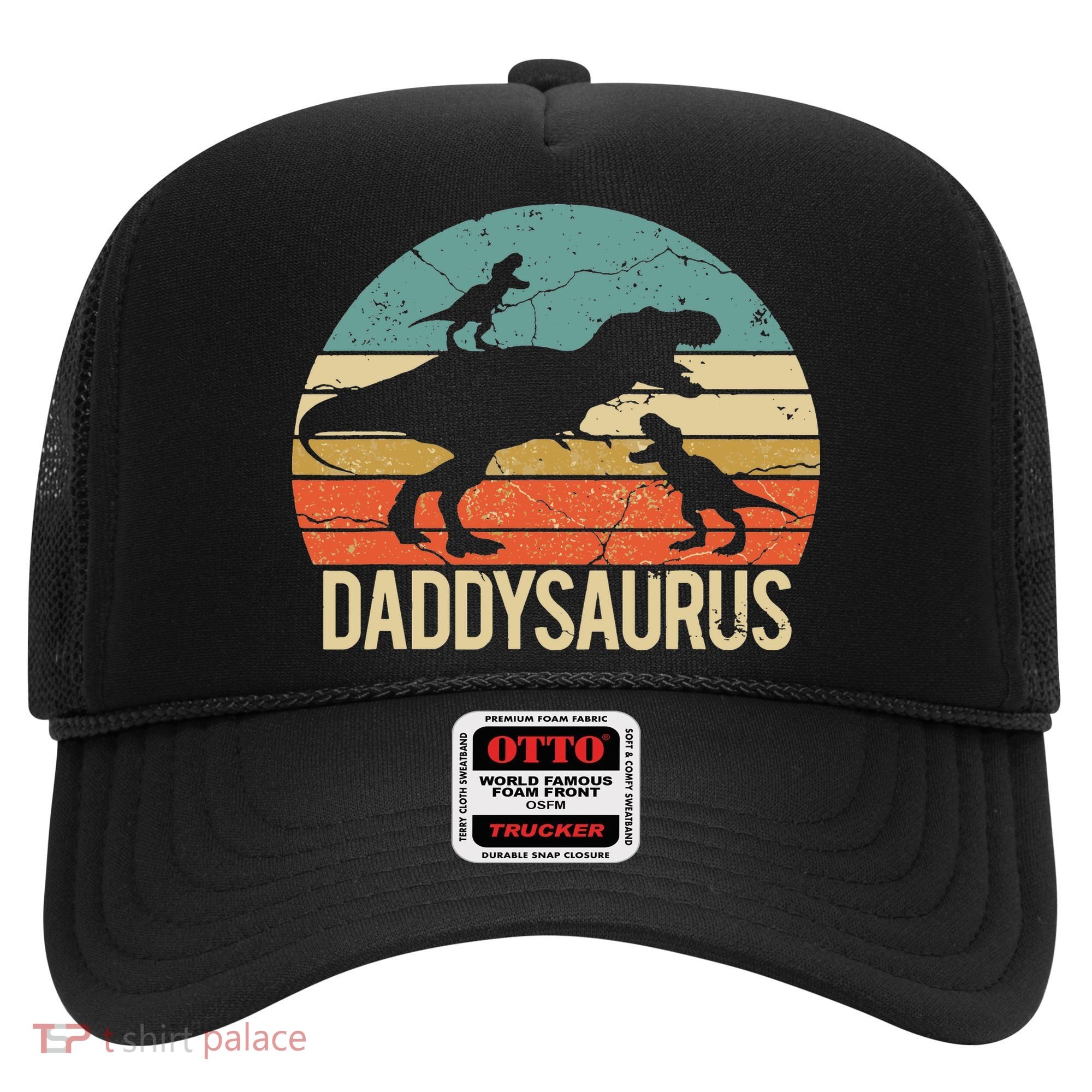 Daddy Dinosaur Daddysaurus 2 Two Christmas For Dad Hat