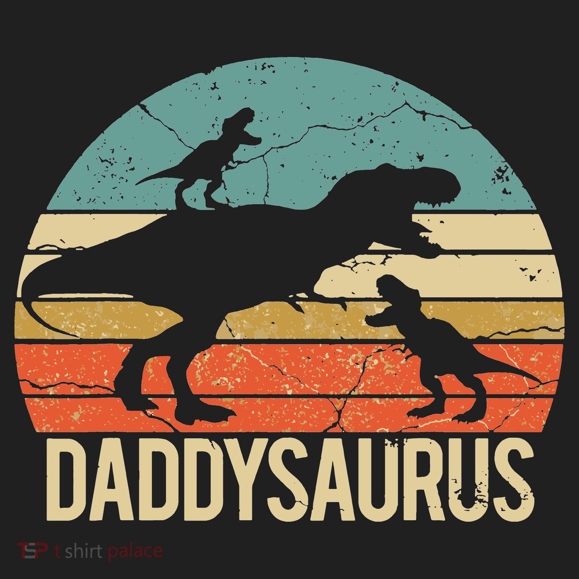 Daddy Dinosaur Daddysaurus 2 Two Christmas For Dad Golf Towel