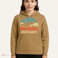 Daddy Dinosaur Daddysaurus 2 Two Christmas For Dad Hoodie thumb 5