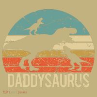 Daddy Dinosaur Daddysaurus 2 Two Christmas For Dad Sweatshirt thumb 2