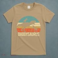Daddy Dinosaur Daddysaurus 2 Two Christmas For Dad T-Shirt thumb 5