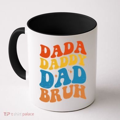 Dada Daddy Dad Bruh Retro Vintage Coffee Mug