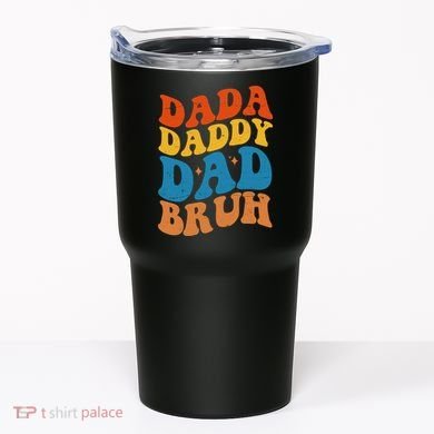 Dada Daddy Dad Bruh Retro Vintage Tumbler
